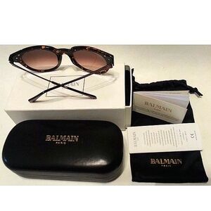 Rare BALMAIN Paris NIB VIP Swag Gift Sunglasses Eyewear Travel Shades